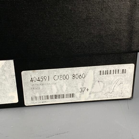 SAINT LAURENT Size 7.5 Metallic Silver Multi Color Leather Stiletto Pumps - Picture 11 of 11